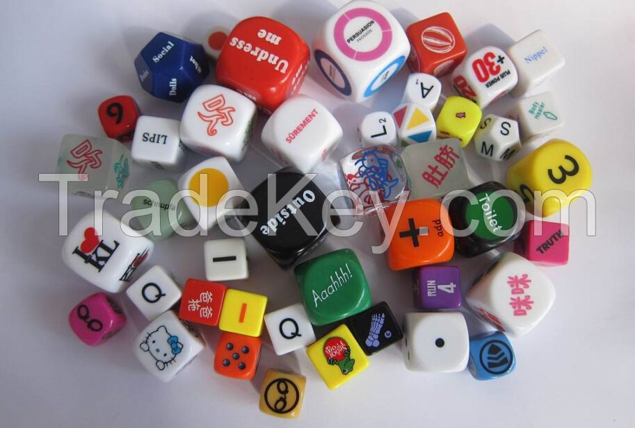 plastic dice