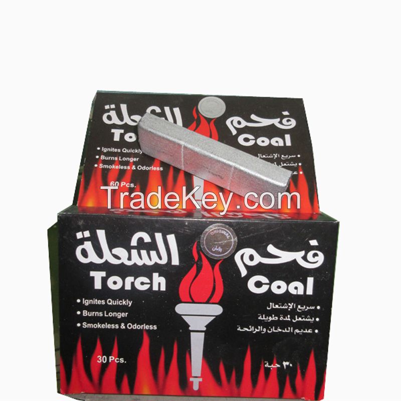 Bamboo silver charcoal Hookah shisha