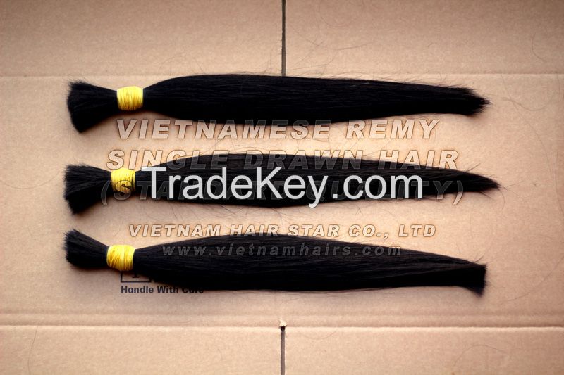 Vietnamese single drawn hair 60cm