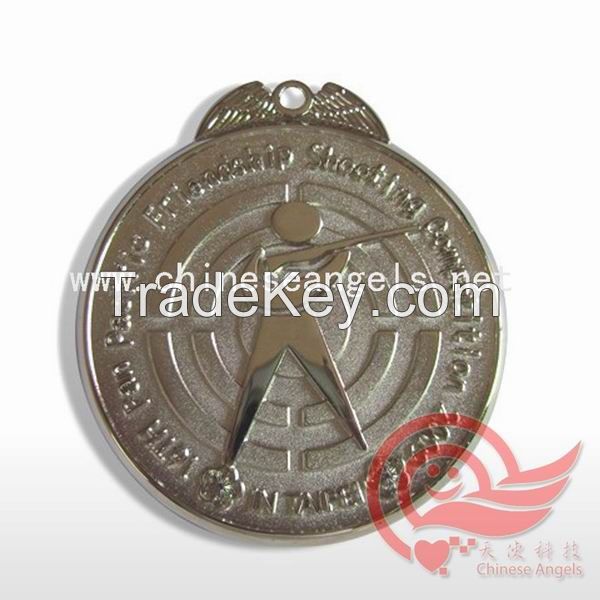 custom 3D medal,solid metal sports medal factory