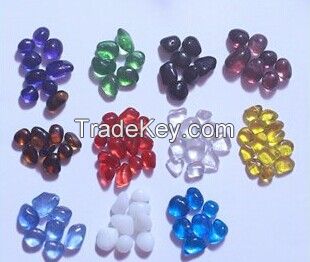 irregular glass beads