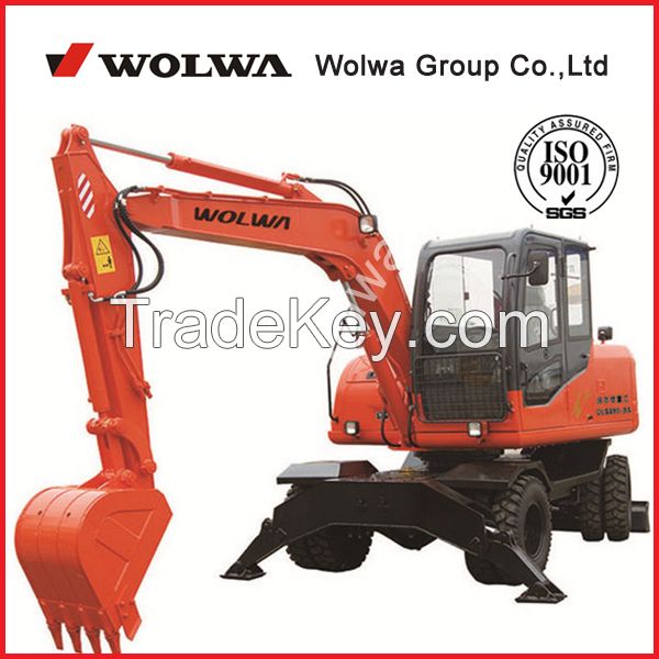 DLS890-9A wheeled hydraulic excavator 8 ton