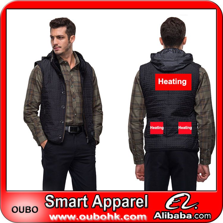 Vests with high-tech electric heating system