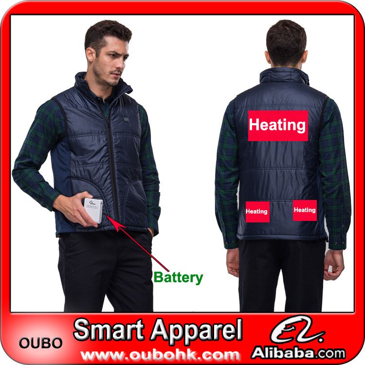 Winter Warm Vest with electric heating system