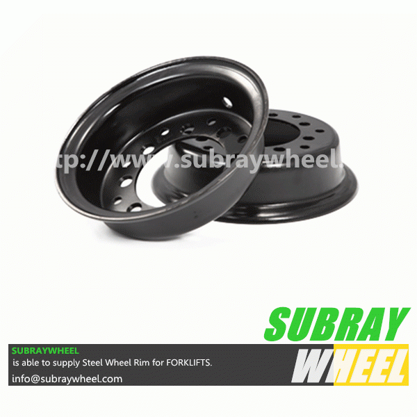 Forklift wheel rim