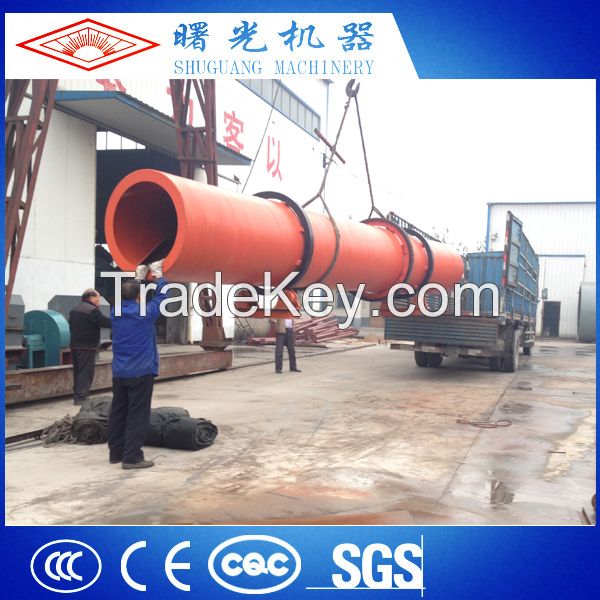 2014 High Drying Rate Carton Steel Sawdust Rotary Dryer