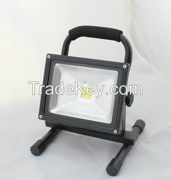 LED portable rechargeable flood light 20W