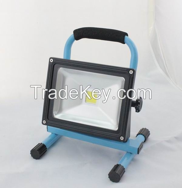 LED portable rechargeable flood light 10W