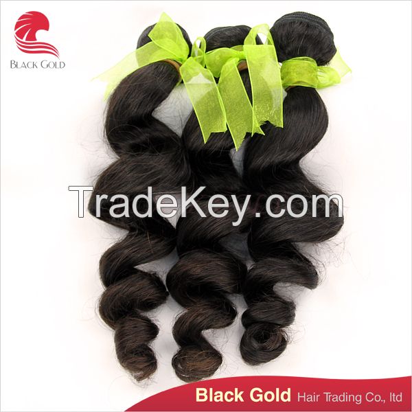 Hot sale Brazilian hair loose wave, Top grade virgin hair extensions