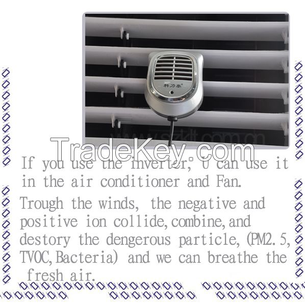 2014 Mini Car Air Purifier air freshener ionic air purifier