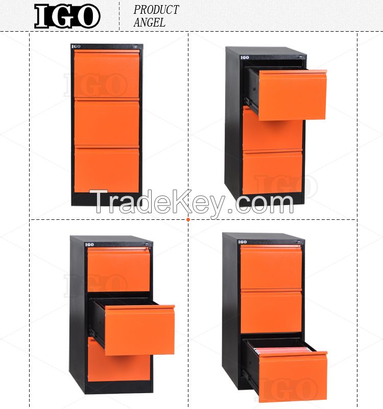 Vertical 3 Drawers Filing Cabinet