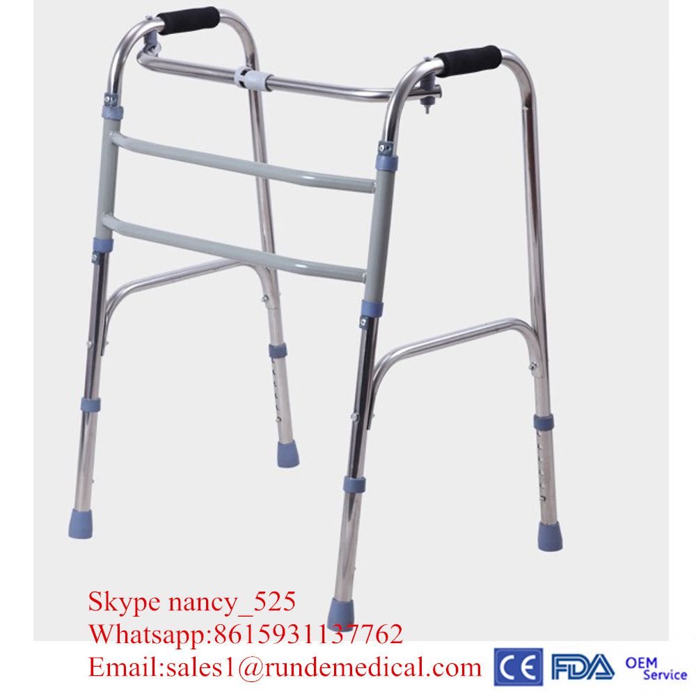 orthopedic aluminum alloy height adjust walking aids walking frame