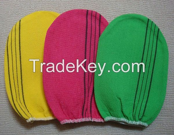 morocco hammam scrub mitt magic peeling glove exfoliating tan removal