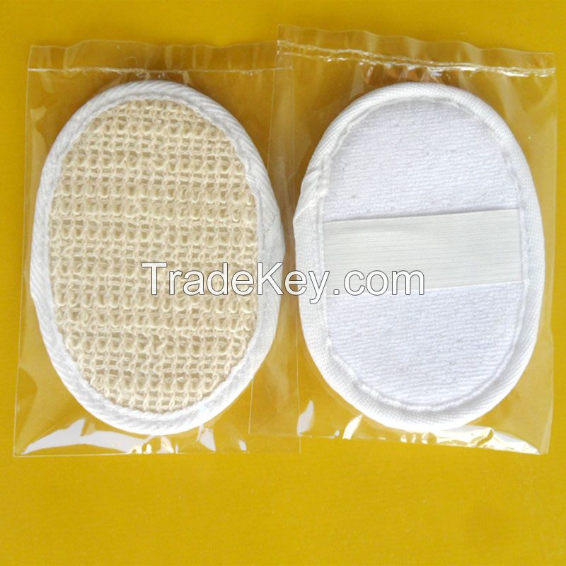 2015 hot sell  Natural 10*14CM bath loofah