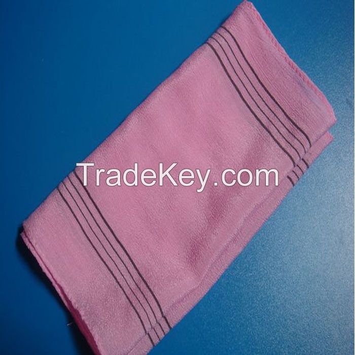 italy korea exfoliating shower towel body scrub cloth magic peeling