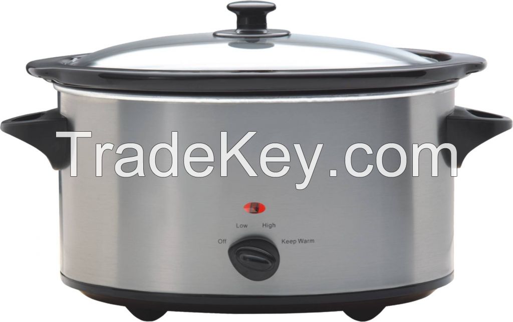 5.5L oval slow cooker