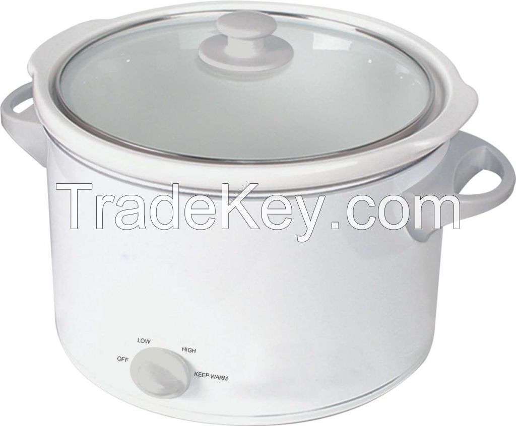 5.5L oval slow cooker