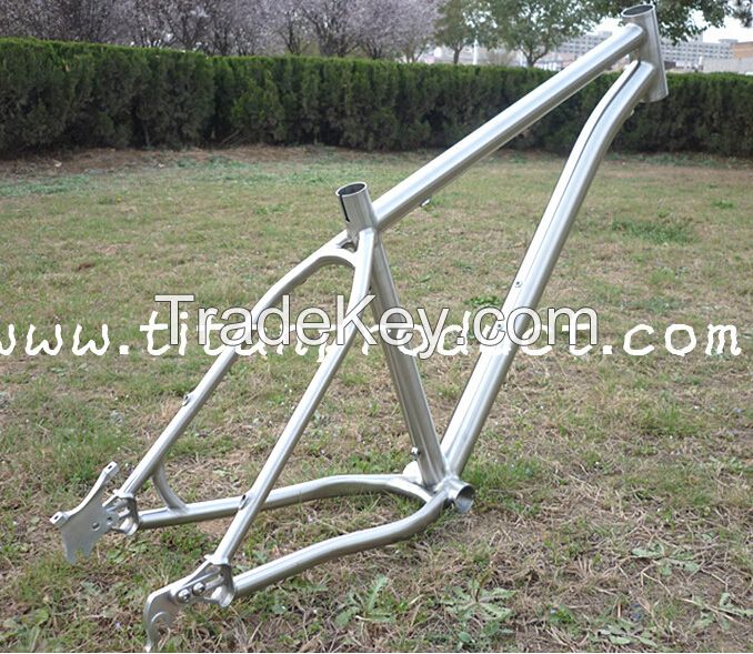 Titanium Snow Bike Frame ID44mm Headtube