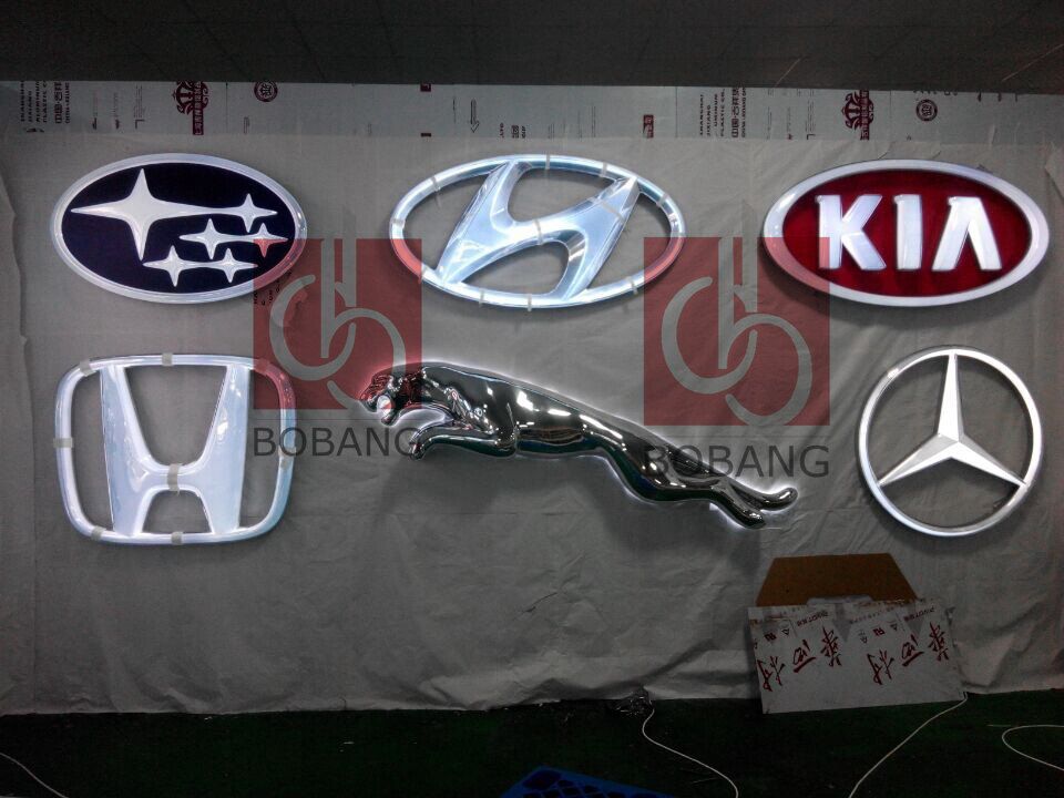 China wholesale 3D auto shows signs car store front signs