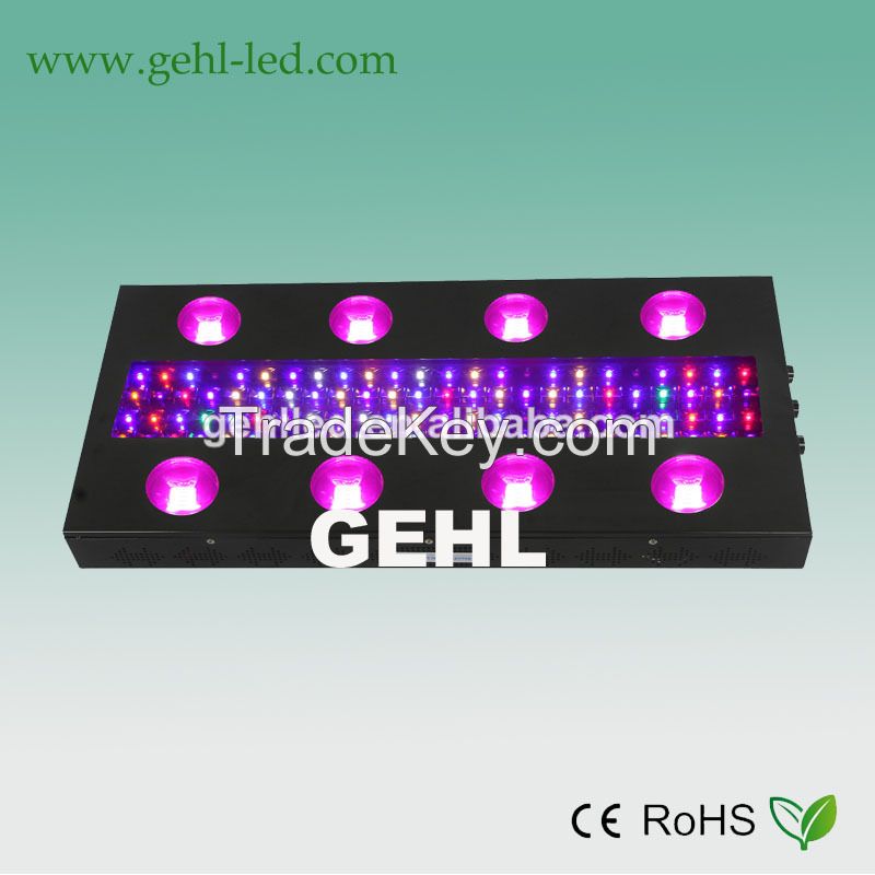 High power cob led grow light 1200W with 5 watt chip led for hydroponic system