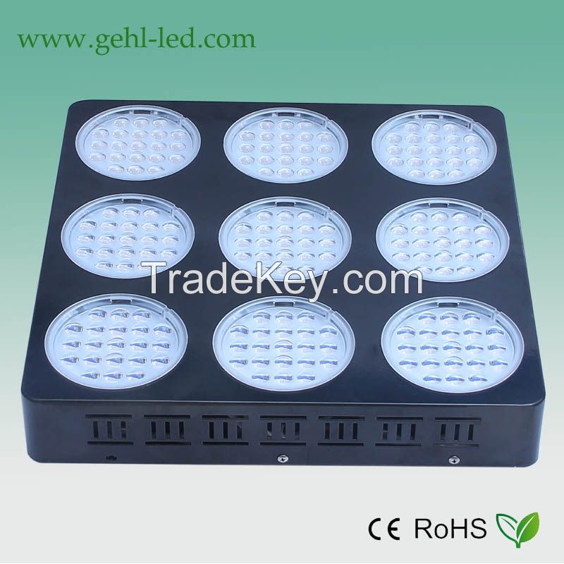 China secondary lens 600w led grow light for hydroponic growing system