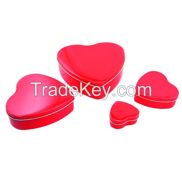 heart shape tin box for Christmas