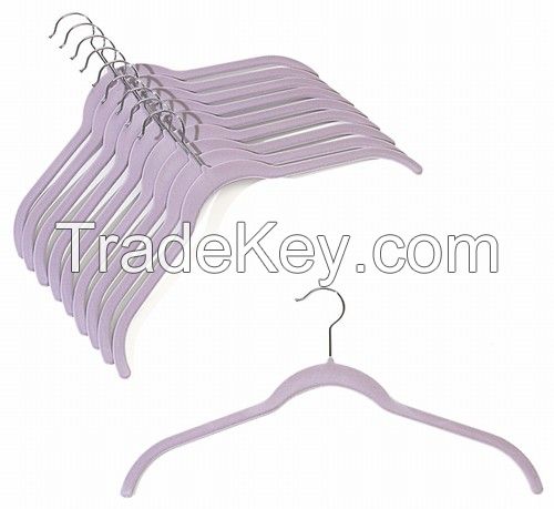 Slim Line Flocked Velvet Hangers