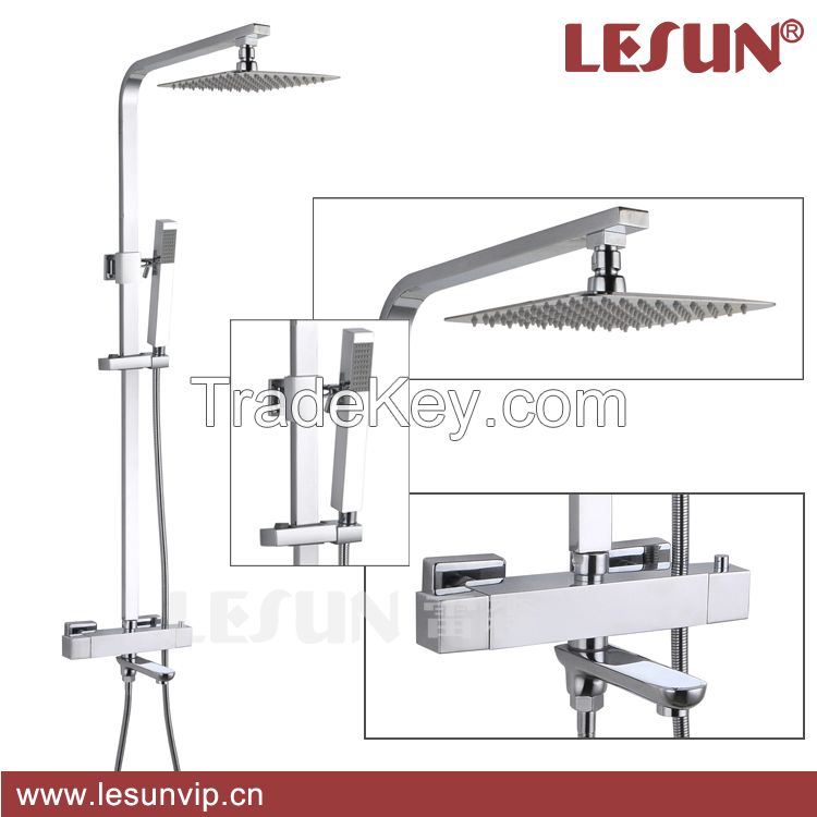 Fashion type brass body shower thermostatic tap