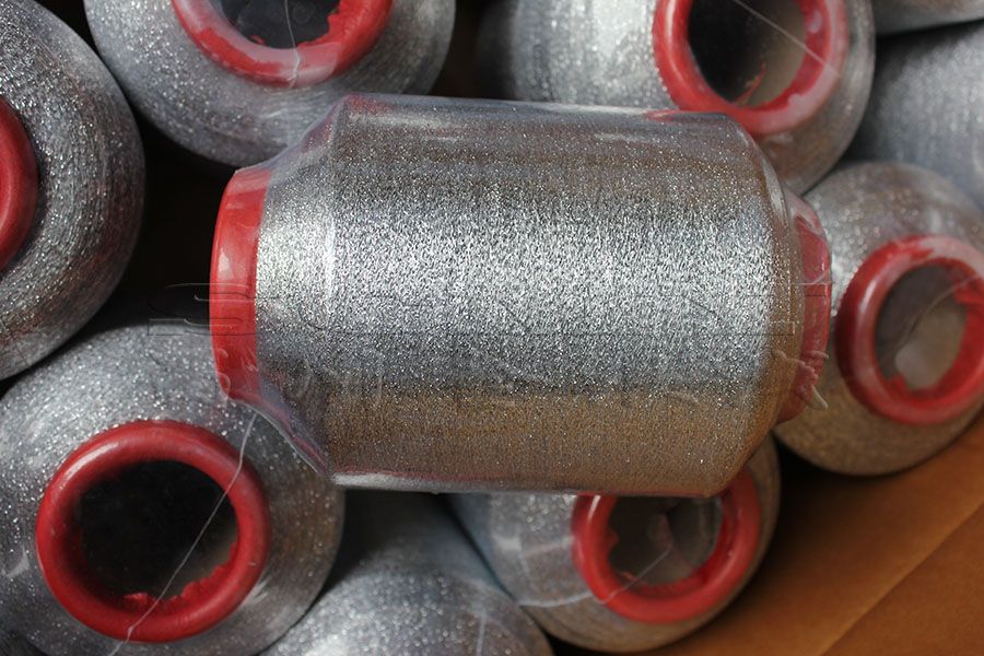 Silver Metallic Yarn