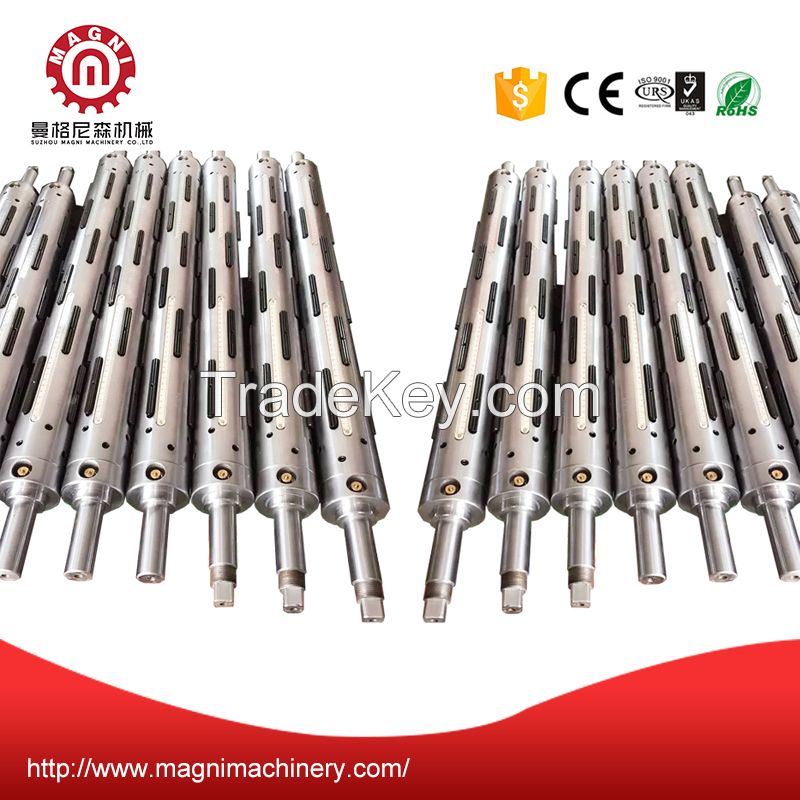 Air shaft, Air expanding shaft, key type air shaft, leaf type air shaft, lug shaft