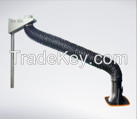 flexible suction arm for smoke extraction system internal type