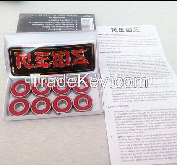 608 bones reds skateboard bearings
