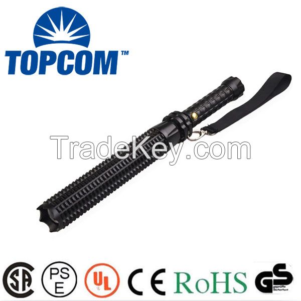 Bright Light Torch Rechargeable Long Range Telescopic Baton Flashlight 