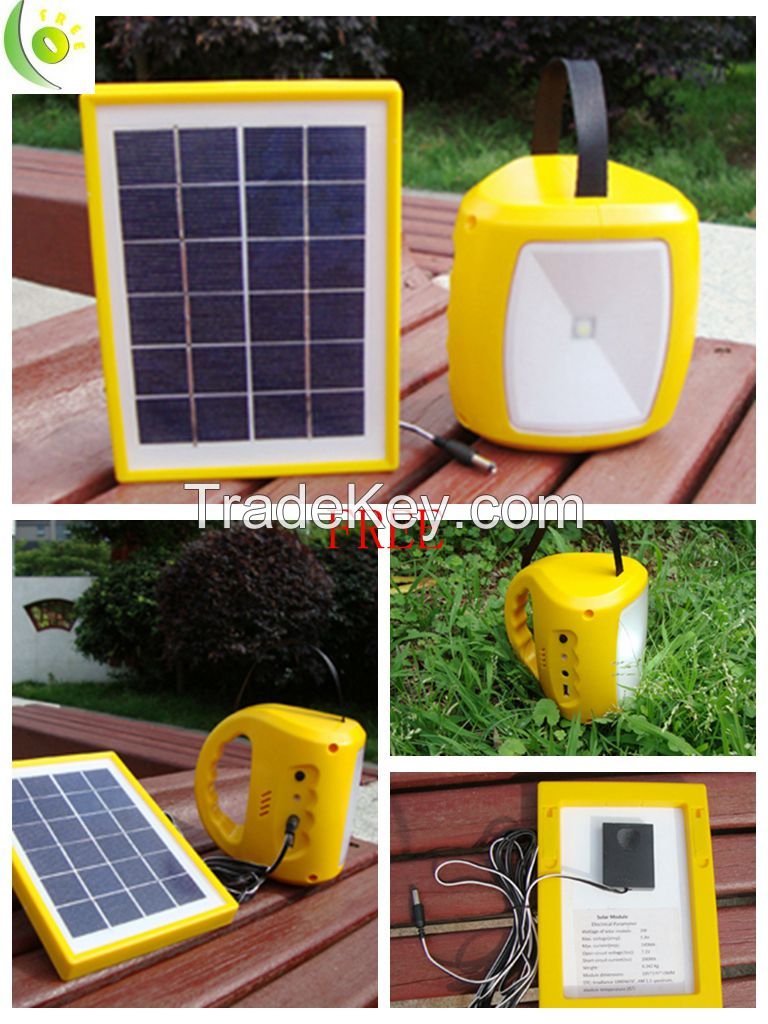 1w Solar Lantern With Sunflower Colour