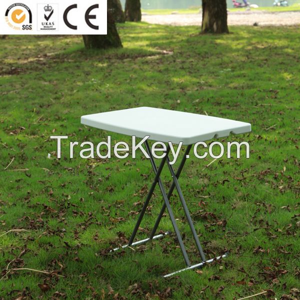 Hotsale outdoor height adjustable folding table for kids study table/portable computer table