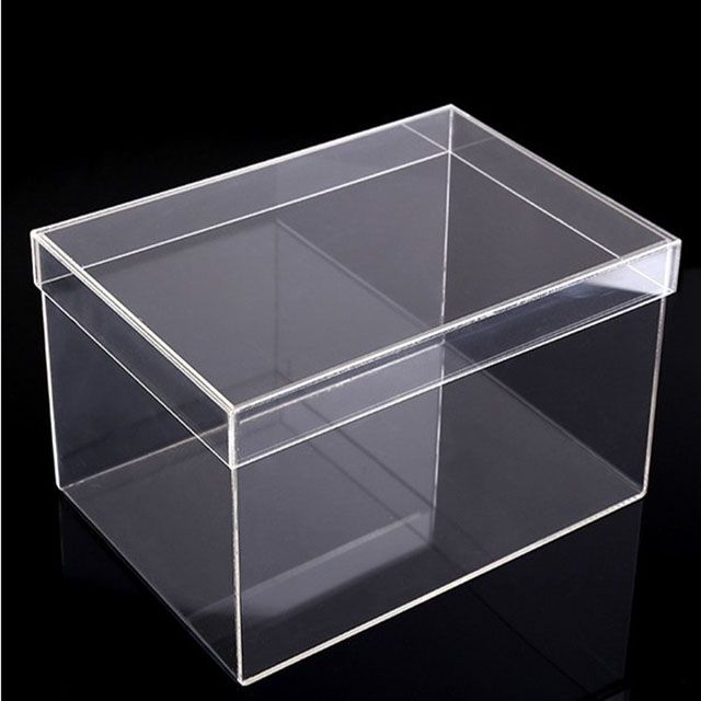 Hot sale plexiglass clear acrylic shoe box