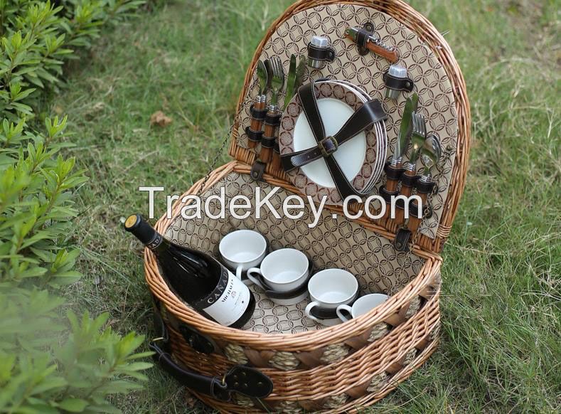 handmade wicker basket picnic basket storage baskets for garden using