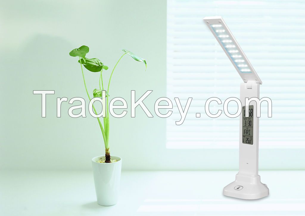 Folding LED eye-protection reading lamp