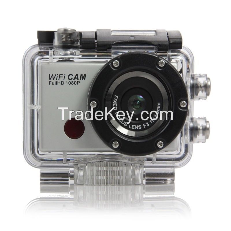 Hero3 Style WDV5000 HD 1080P Waterproof camera Action Sport built-in WiFi Camcorder