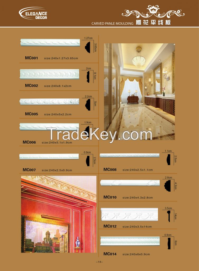 pu mouldings,pu cornices ,pu medallions ,pu decoration