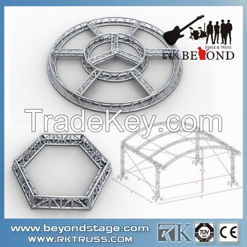 aluminum stage truss,roof trusses,circle roof truss systems