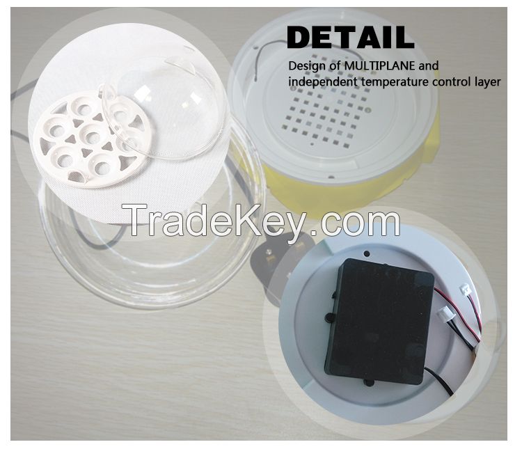 Edward Fully Automatic Mini Incubator/Commercial Incubator For hatching 7 Eggs