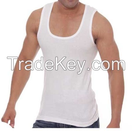 100% cotton mens vests