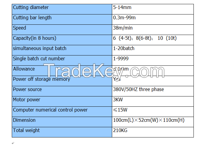 steel bar straightening machine