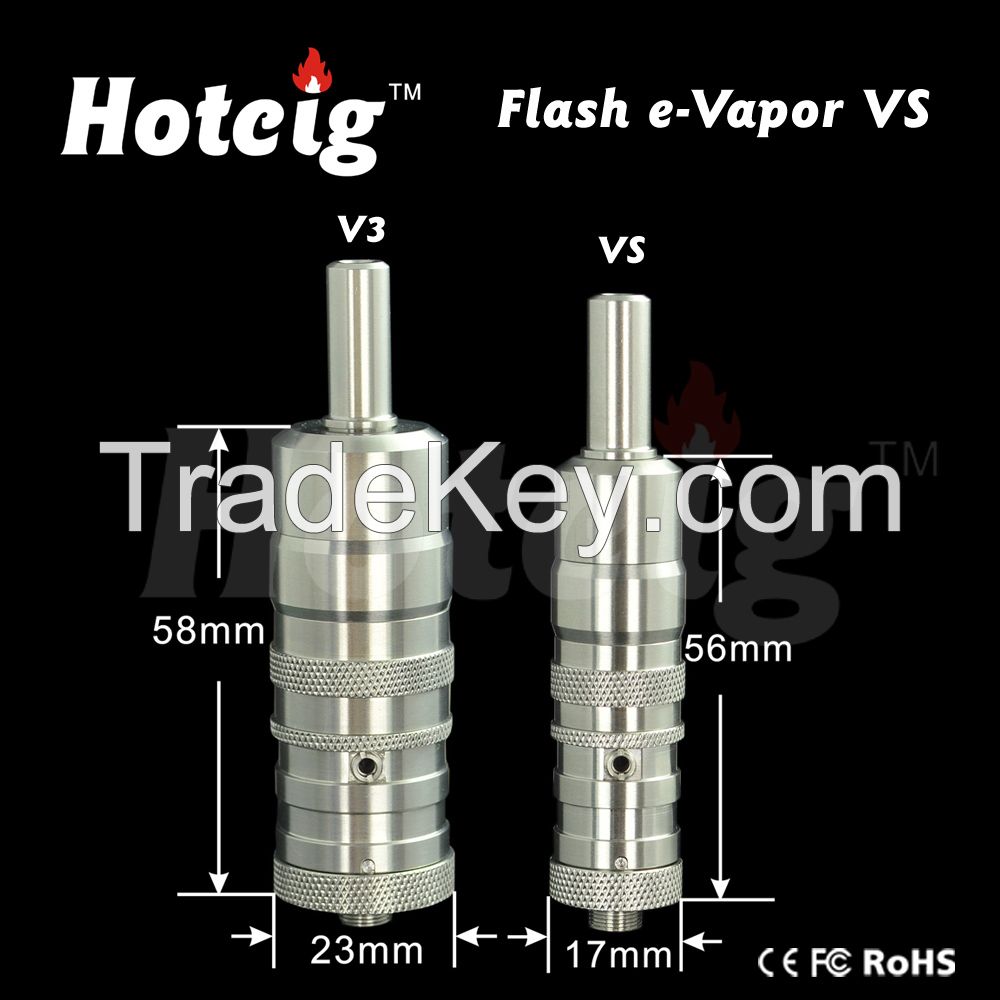 2015 HOTCIG Hottest and newest flash e-vapor vS high quality FeV vs clone atomizer