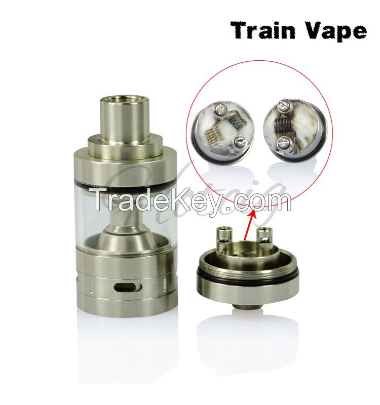 316 Stainless steel tank atomizer train vape RTA RBA RDA from hotcig 