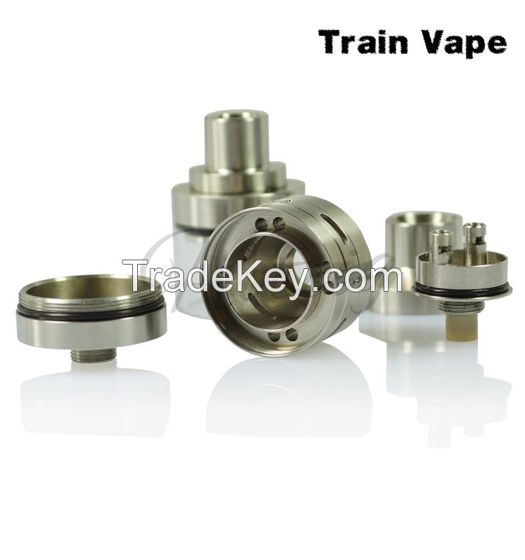 316 Stainless steel tank atomizer train vape RTA RBA RDA from hotcig 