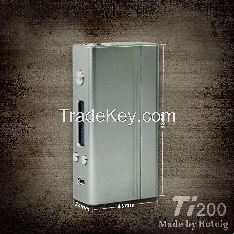 Ti200 the smallest dna200 mod in the world from Hotcig with evolv dna200 chip 