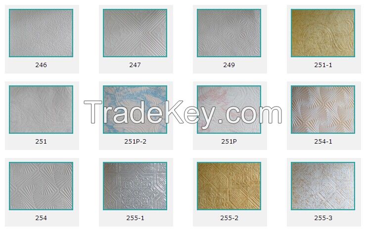 PVC film for ceiling board