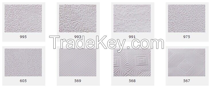 PVC vinyl paper for gypsum board